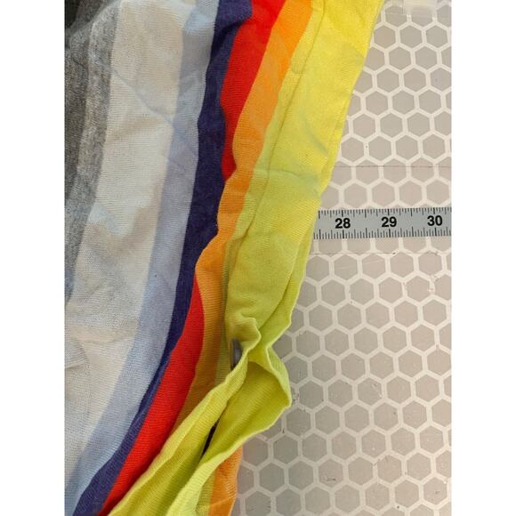 CAbi Womens Serape Poncho XS Colorful Stripe Dolman Open Front Southwestern Boho - Picture 4 of 6